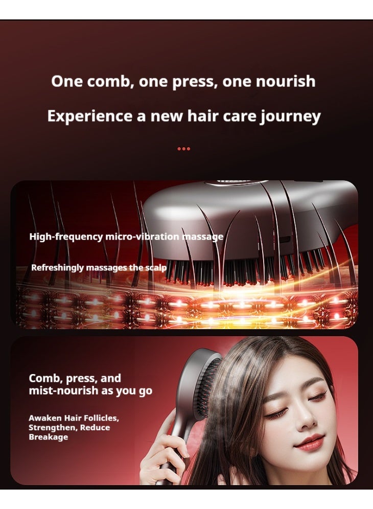 Electric Scalp Massager Brush with LED Light & Liquid Dispenser Box, Portable LCD Hair Care Tool, IPX7 Waterproof - Image 5