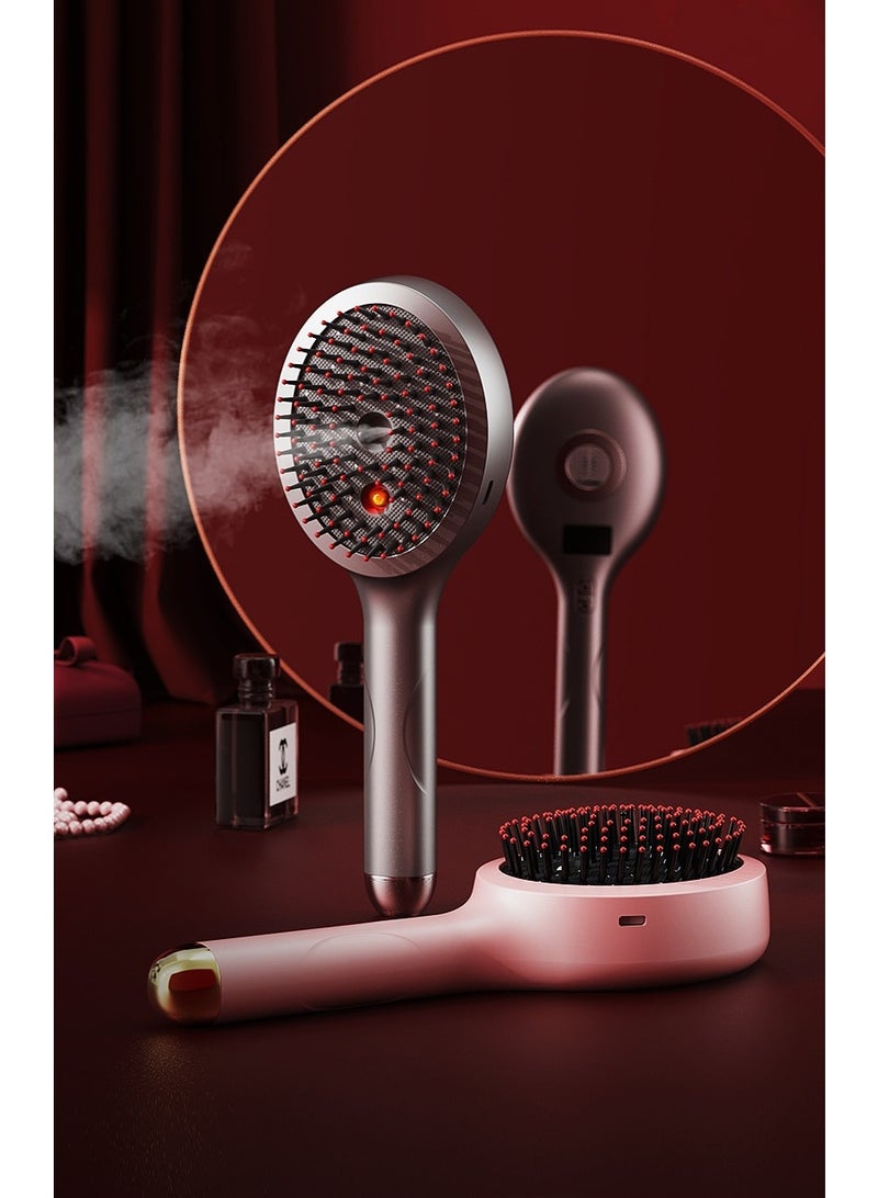 Electric Scalp Massager Brush with LED Light & Liquid Dispenser Box, Portable LCD Hair Care Tool, IPX7 Waterproof - Image 3