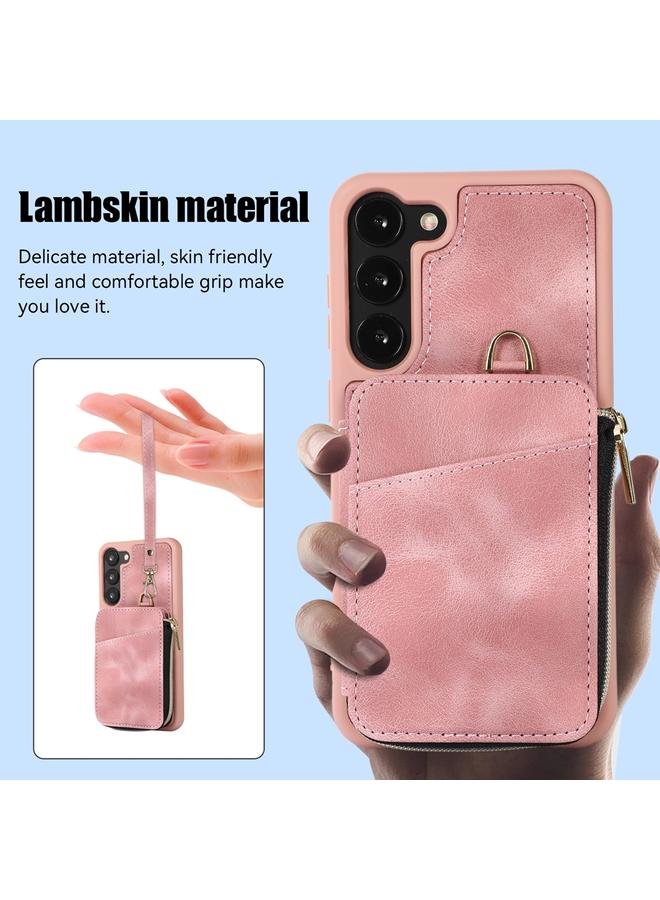S-TOP Case For Samsung Galaxy S23+ 5G Zipper Card Bag Back Cover Phone Case - Image 3