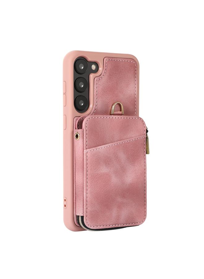 S-TOP Case For Samsung Galaxy S23+ 5G Zipper Card Bag Back Cover Phone Case - Image 2