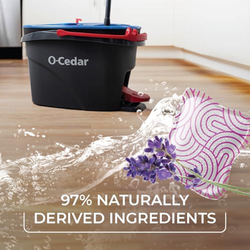 o cedar O-Cedar PACS Hard Floor Cleaner, Lavender Scent 10 Count (1-Pack) | Made with Naturally-Derived Ingredients | Safe to Use on All Hard Floors | Perfect for Mop Buckets - Image 3