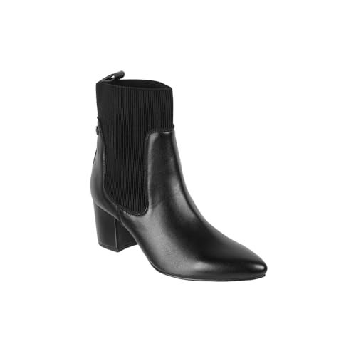 Metro Women Black Synthetic Ankle-Length Chelsea Block Heel Boots UK/4 EU/37 (31-717) - Image 3