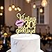 Kaoenla Kissing My 30s Goodbye Cake Topper Cake Topper Decorations for Birthday Theme PicksHappy 30th Birthday Cake Decor Cheers to 30 Years 30 Anniversary Party Decoration Supplies - Image 2