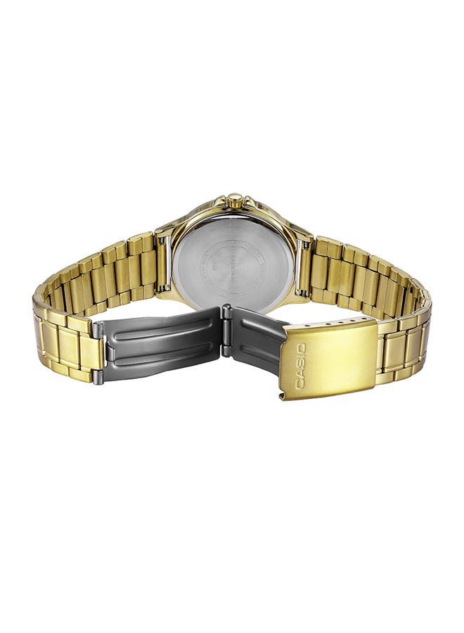 كاسيو ساعة يد بعقارب مقاومة للماء طراز MTP-V300G-1AUDF - 42 مم - ذهبي رجال - Image 4
