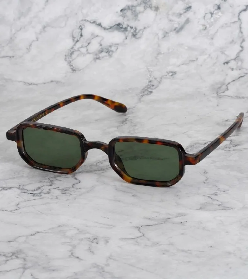 Explicit Poets Explicit Poets Unisex BILLIE Tortoise - Green Stylish Sunglasses, 41EP12