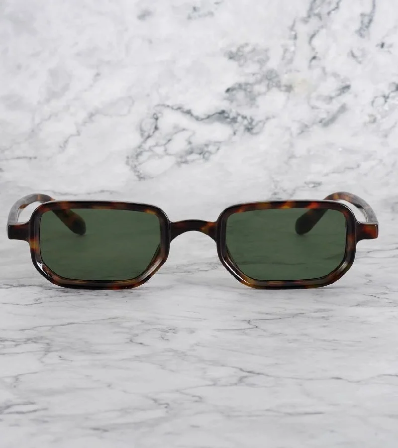 Explicit Poets Explicit Poets Unisex BILLIE Tortoise - Green Stylish Sunglasses, 41EP12