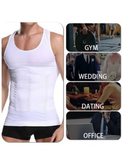 Spall Mens Slimming Body Shape Wear Corset Vest Shirt Compression Abdomen Tummy Belly Control Slim Waist  - Image 4