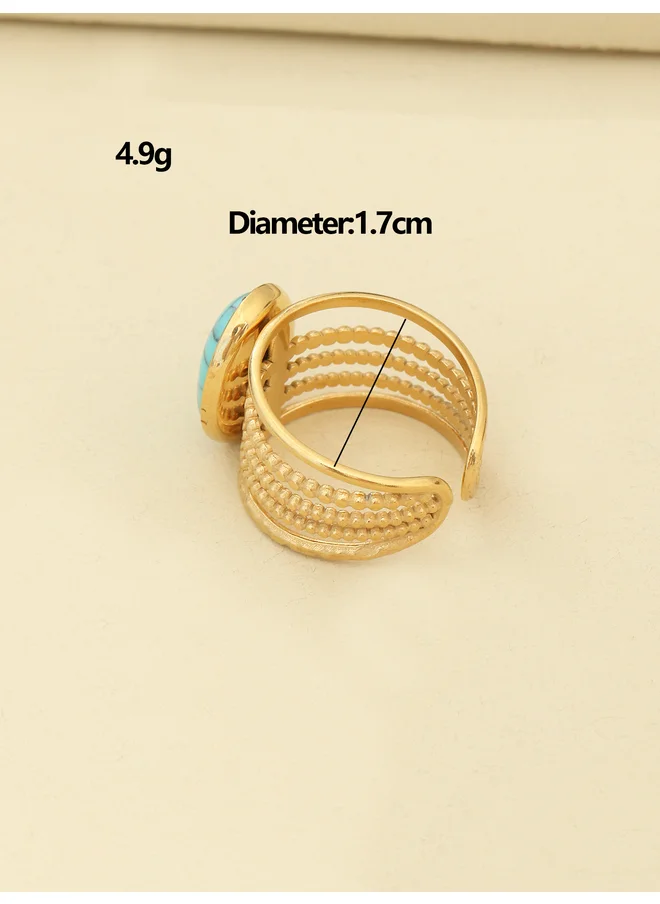 تايك تو Take Two Turquoise Stone Ring
