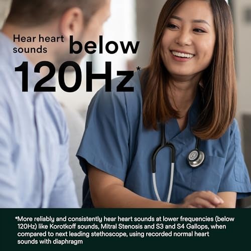 Littmann 3M™ Littmann® Classic III™ Monitoring Stethoscope, Black Tube, 27 inch, 5620 - Image 2
