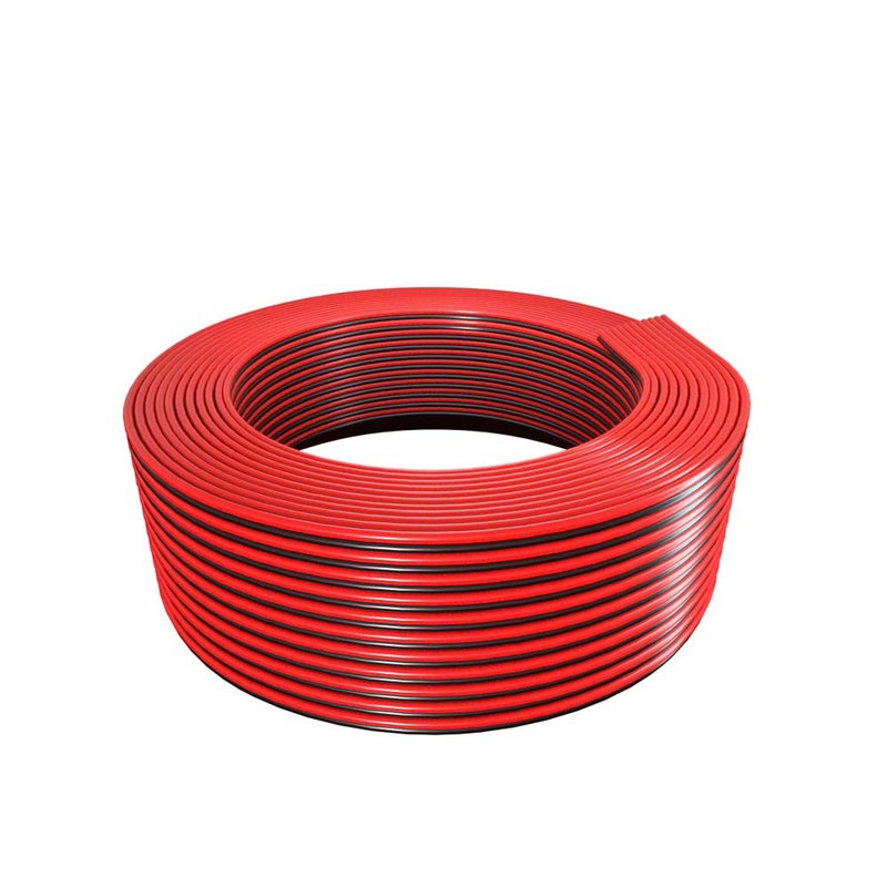 BTF-LIGHTING UL Listed 2 Pin 18AWG Extension Cable,32.8ft/10m Low Voltage 2 Conductor LED Strip Light Wire for 3014 5630 FCOB COB Single Colour Flexible LED Tape Rope - Image 1