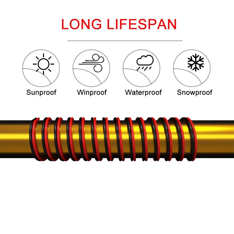 BTF-LIGHTING UL Listed 2 Pin 18AWG Extension Cable,32.8ft/10m Low Voltage 2 Conductor LED Strip Light Wire for 3014 5630 FCOB COB Single Colour Flexible LED Tape Rope - Image 4