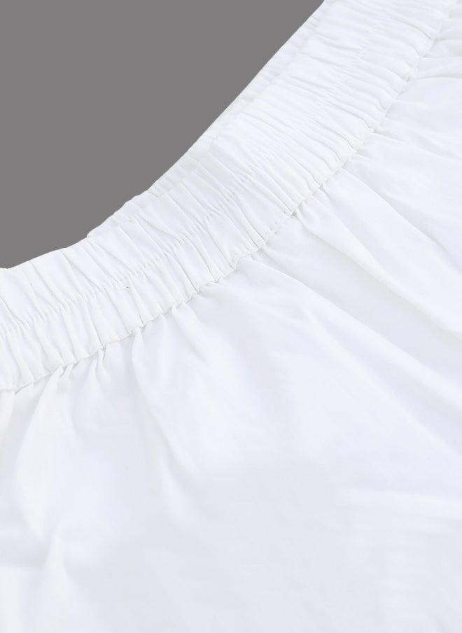 أيه كيه إس طقم كورتا أبيض للأولاد مع سترة نهرو - Image 3