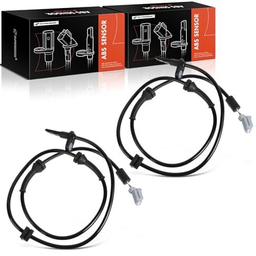 A-Premium 2PC Set Front ABS Wheel Speed Sensor Compatible with 2010 2011 2012 Nissan Maxima 2009-2014, Altima 2008-2013 - Front Driver and Passenger Side, Replace# 47910JA000 - Image 1
