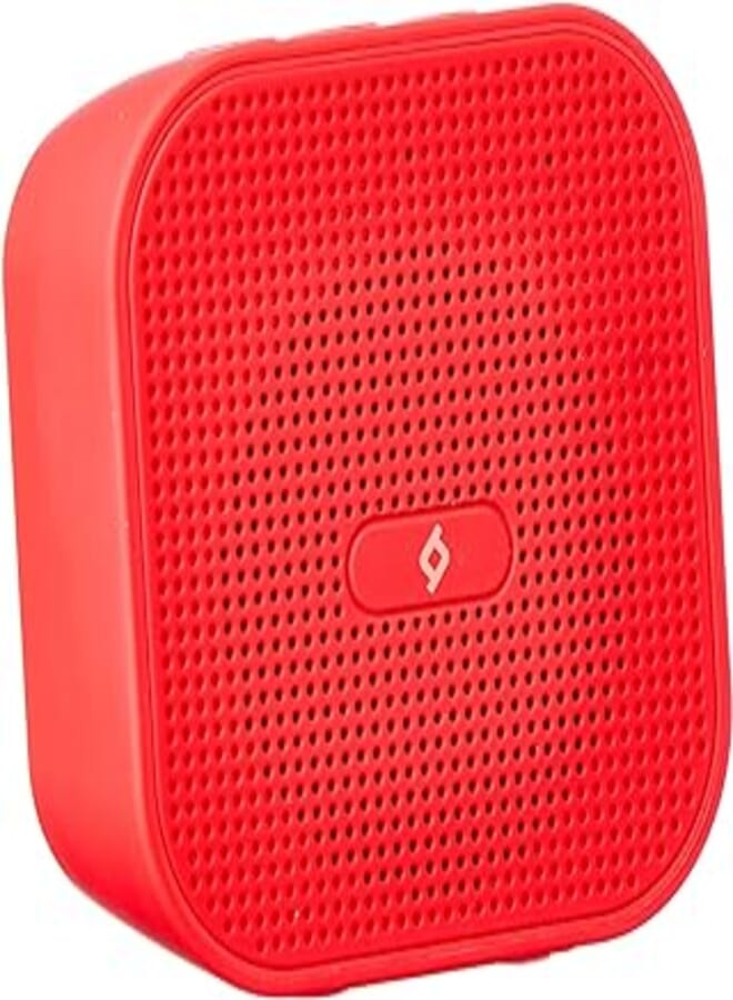 TTEC 2BH04K Active Mini Portable Bluetooth Speaker - Red