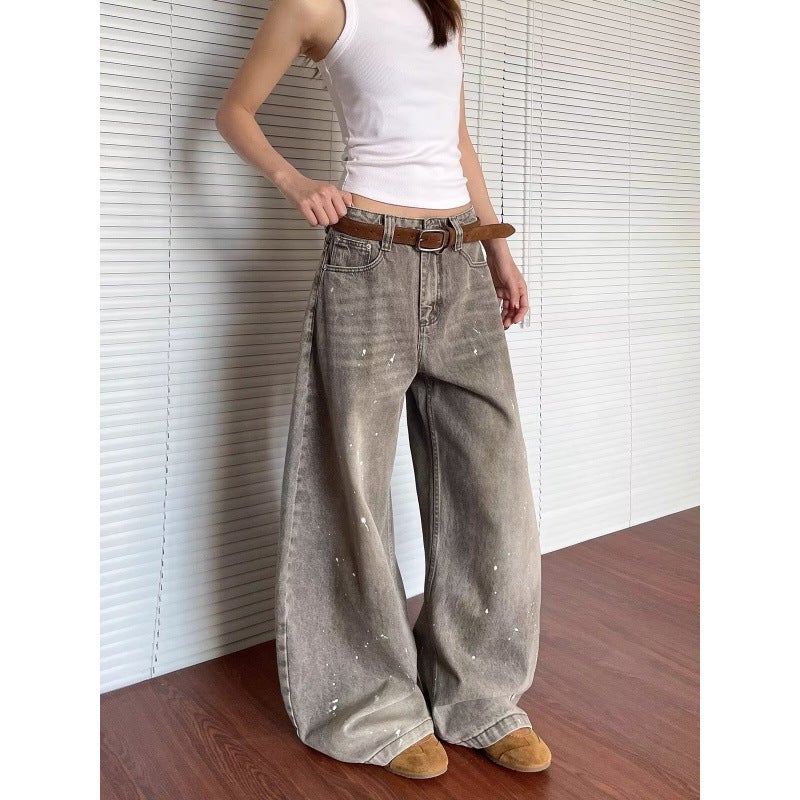 Unisex Classic Denim Jeans Loose Fit Daily Outdoor Wear - Image 5