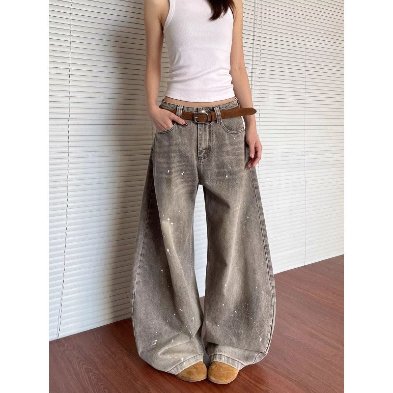 Unisex Classic Denim Jeans Loose Fit Daily Outdoor Wear - Image 3