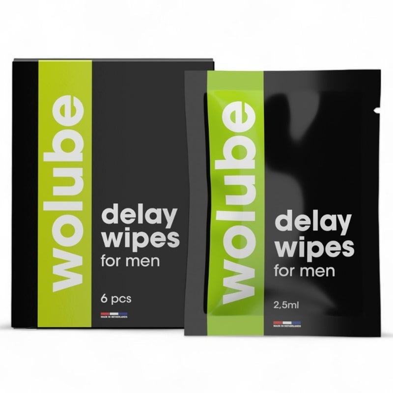 WOLUBE DELAY WIPES FOR MEN 6S