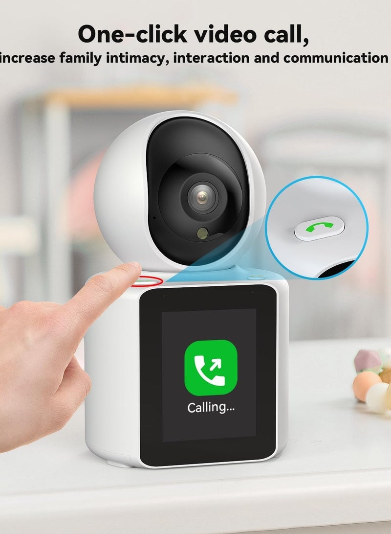 Generic 1080P Two-Way Video/Audio Indoor Camera, Child/Elder/Dog/Pet Camera with Phone App, 1080P Home Security Camera with Pan Tilt, Night Vision, One-Button Call, Motion Detection, Human/Sound/Crying Detectio  - Image 3