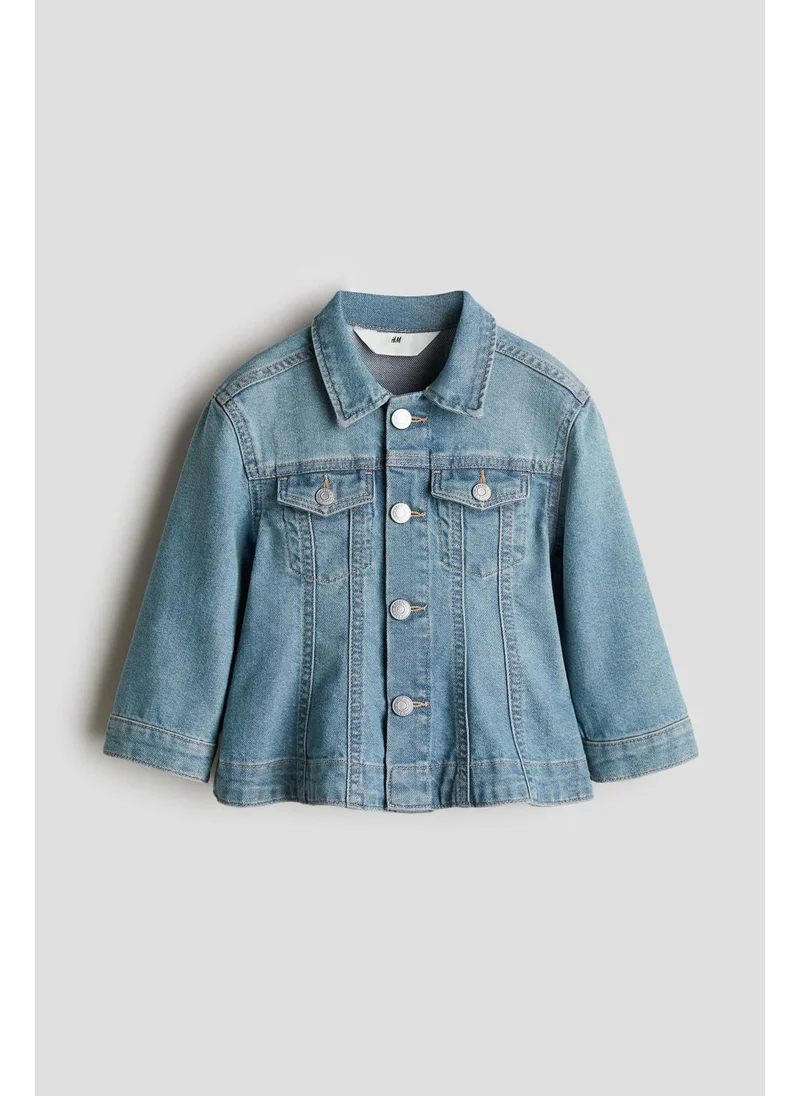 اتش اند ام Flared denim jacket