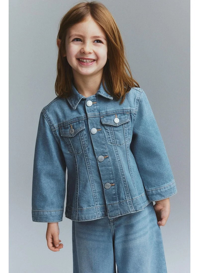 اتش اند ام Flared denim jacket