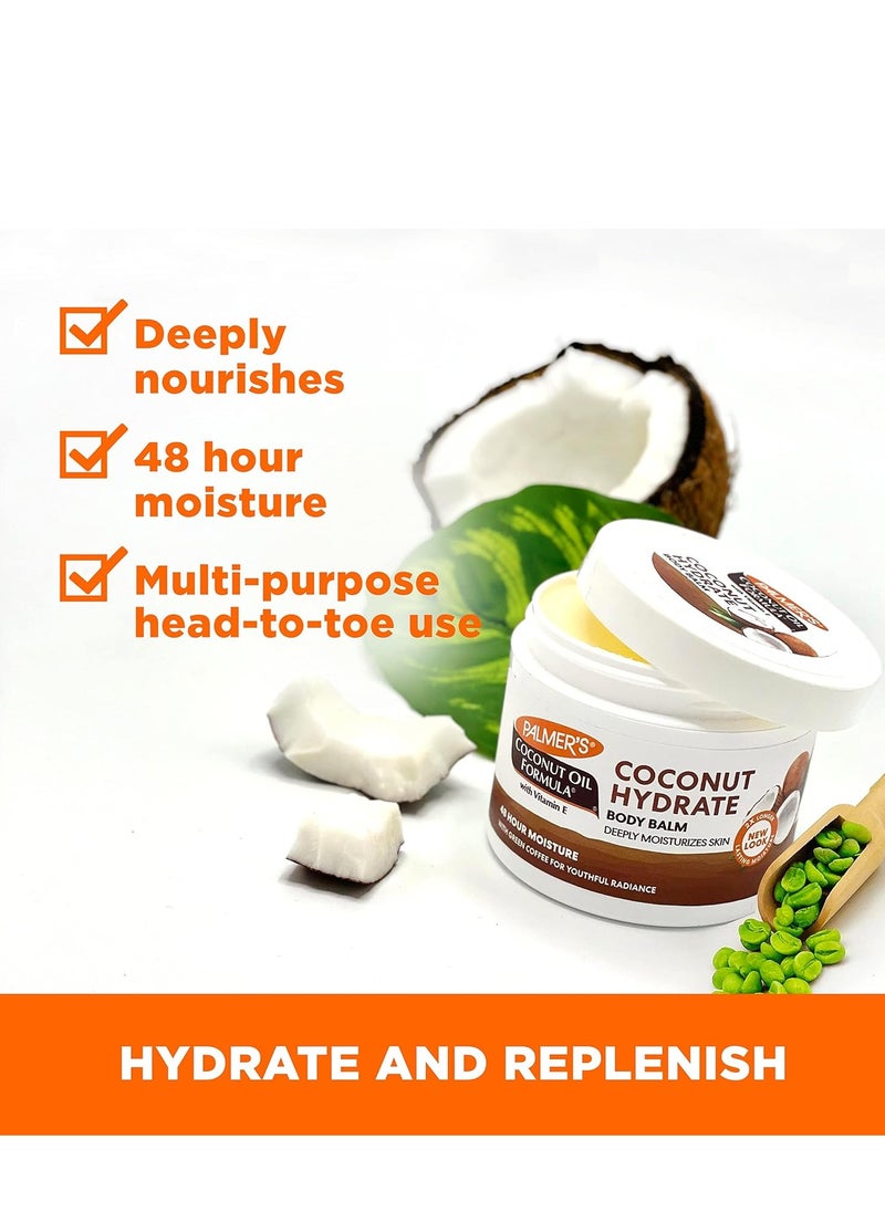 PALMER'S - Palmer's Coconut Oil Formula Body Balm with Green Coffee Extract, 3.5 Ounce - Image 1