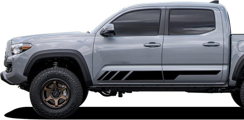 Bubbles Designs 2X Side Door Stripes Decal Sticker for Toyota Tacoma 2004 - Present - Image 1