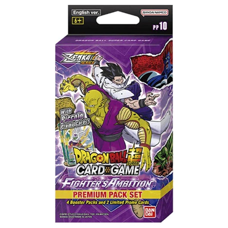 BANDAI NAMCO Entertainment BANDAI NAMCO Entertainment Dragon Ball Super TCG: ZENKAI Series 02 Fighter’S Ambition Premium Pack Set [PP10] - Image 1