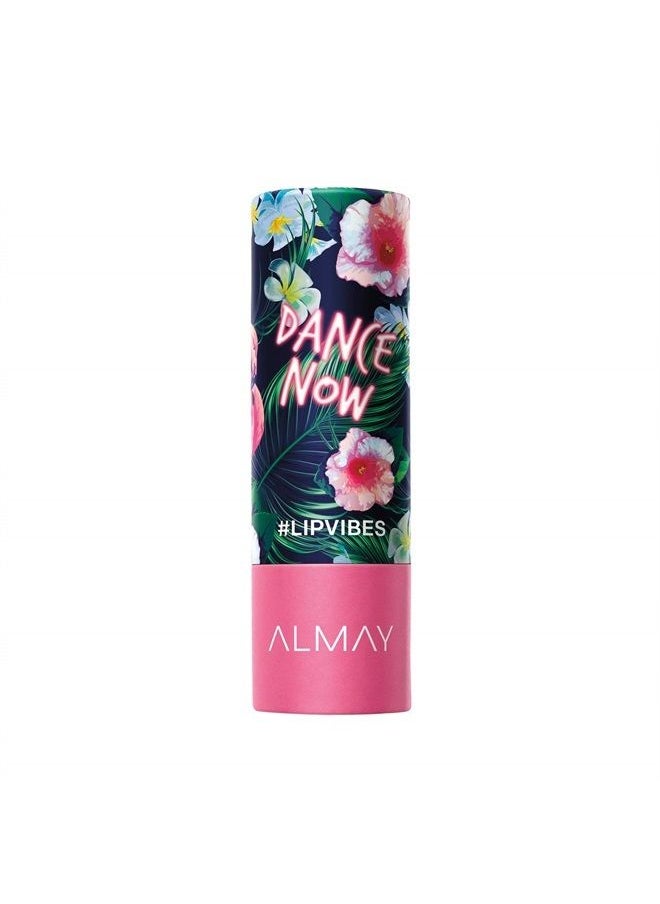 Almay Lip Vibes Lipstick with Vitamin E Oil & Shea Butter, Matte Cream Finish, Hypoallergenic, Dance Now, 0.14 Oz  - Image 1