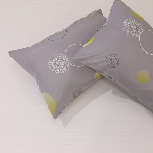 Bhoomi Impex Circle Charm Printed Double Bed Bedsheet Set – 90 x 100 Inches – Ultra-Soft Microfiber, Wrinkle-Free & Skin-Friendly – Includes 2 Pillow Covers - Image 5