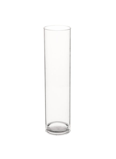 Glass Vase Cylinder  Contemporary cylindrical glass vase, perfect for floral arrangements