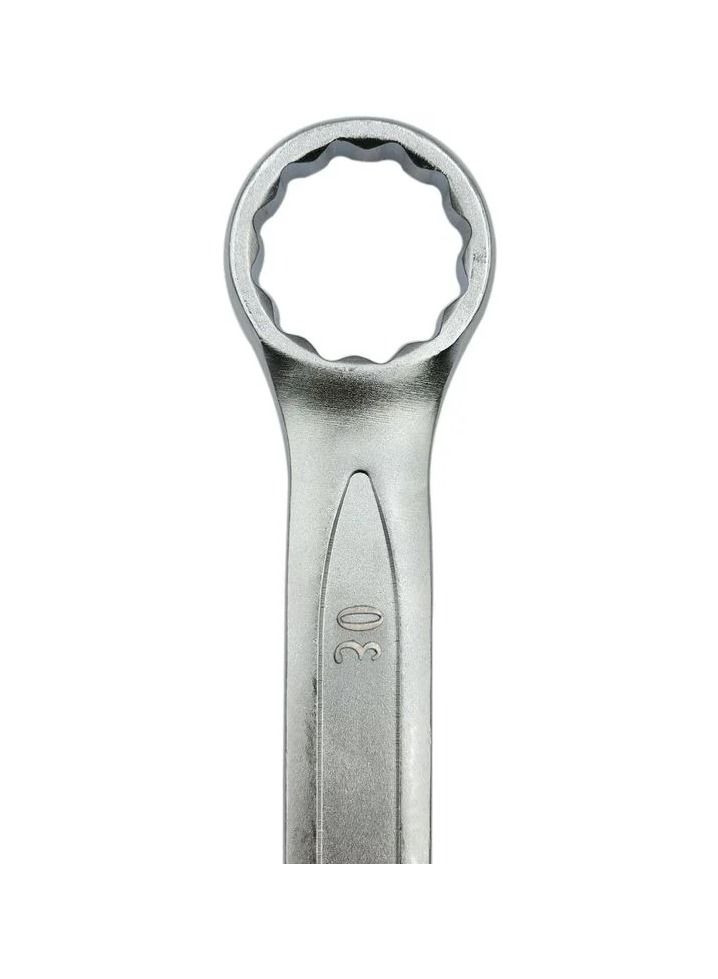 TOTAL TOTAL Double Side Spanner Combination Ring Open End Spanner Chrome Vanadium 1 Pcs Size 30 TCSPA301  - Image 4