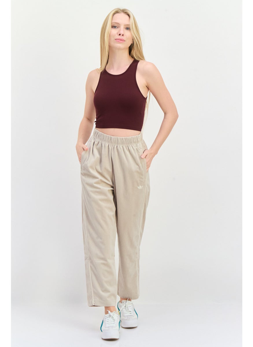 adidas Originals - Women Sportswear Fit Outdoor Sweatpants, Beige - Image 1