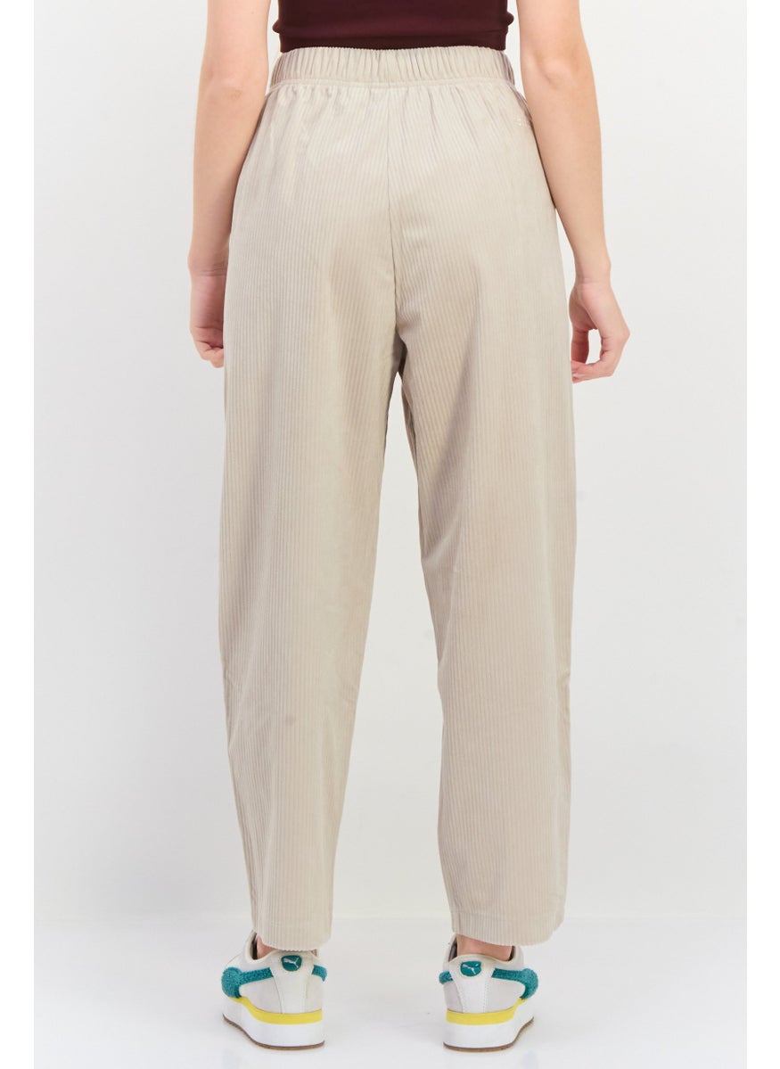 adidas Originals - Women Sportswear Fit Outdoor Sweatpants, Beige - Image 1