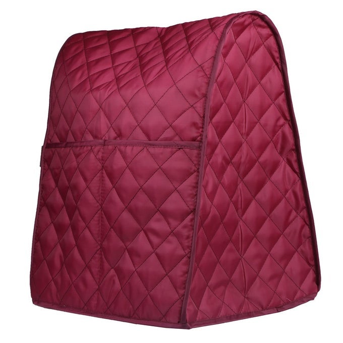 STAND MIXER DUST PROOF COVER WITH POCKET AND ORGANIZER BAG FOR KITCHENAIDSUNBEAMCUISINARTHAMILTON MIXER RED