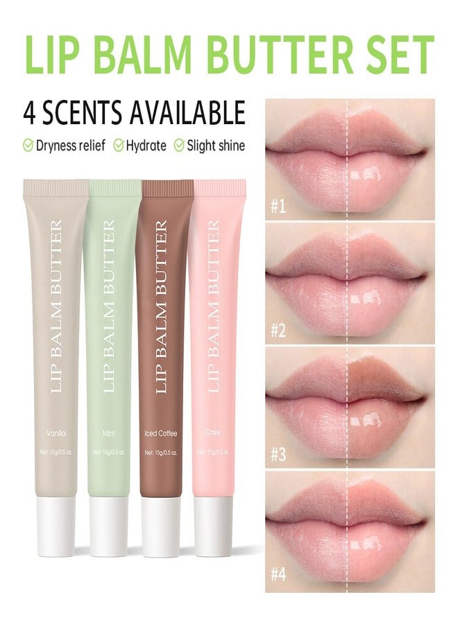 Sokgo Summer Lip Glossy Butter Lip Balm, Lip Gloss Set, Soothing Lip Skincare, Instant Moisture, Lightweight, Nourish, Hydrate, Moisturizing Tint, Non-Sticky, Long-lasting (Vanilla, Large) - Image 4