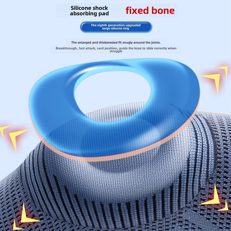 Medical-Grade Sports Knee Pads, Summer Shock-Absorbing Special Meniscus Ligament Injury Joint Patella Knee Support Protection(M one pack [30*17]]) - Image 3