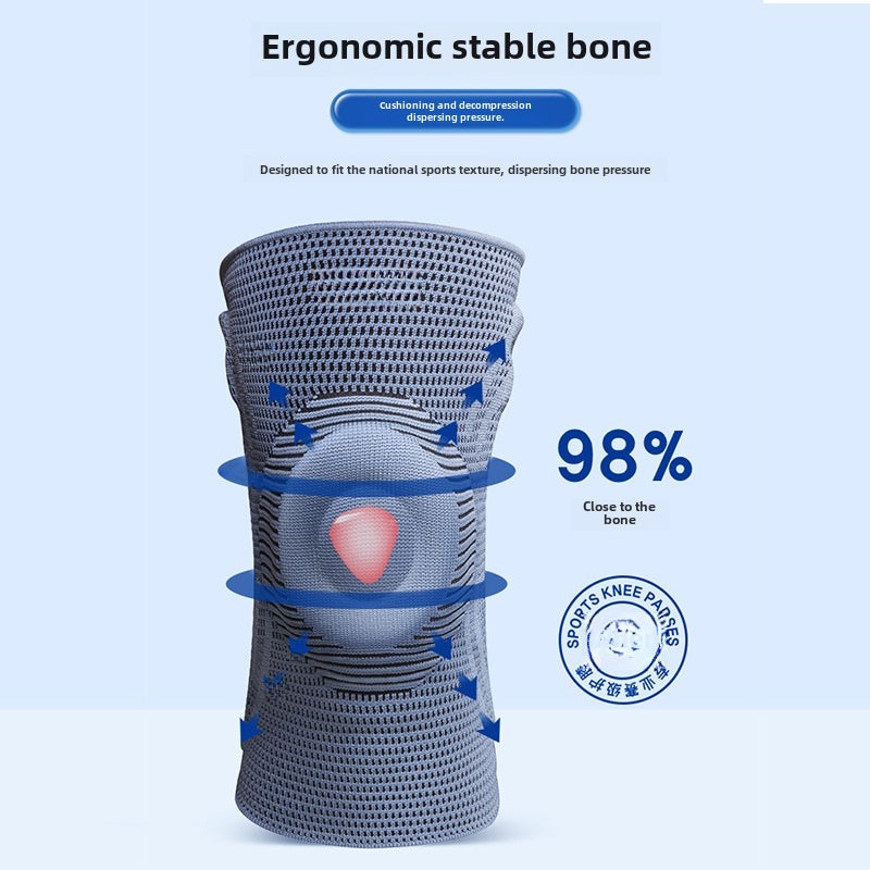 Medical-Grade Sports Knee Pads, Summer Shock-Absorbing Special Meniscus Ligament Injury Joint Patella Knee Support Protection(M one pack [30*17]]) - Image 5