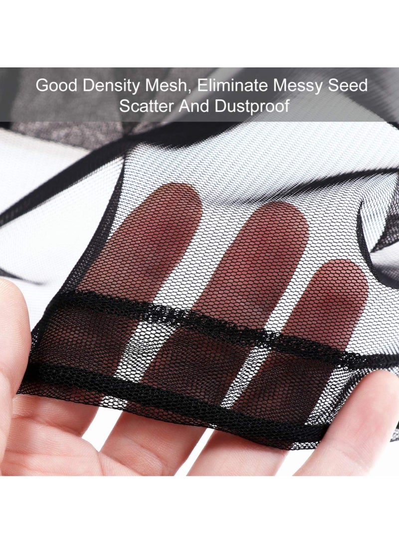 NajmStyle Cage Cover Seed Catcher Birdcage Nylon Mesh Net Cover Skirt - Image 4