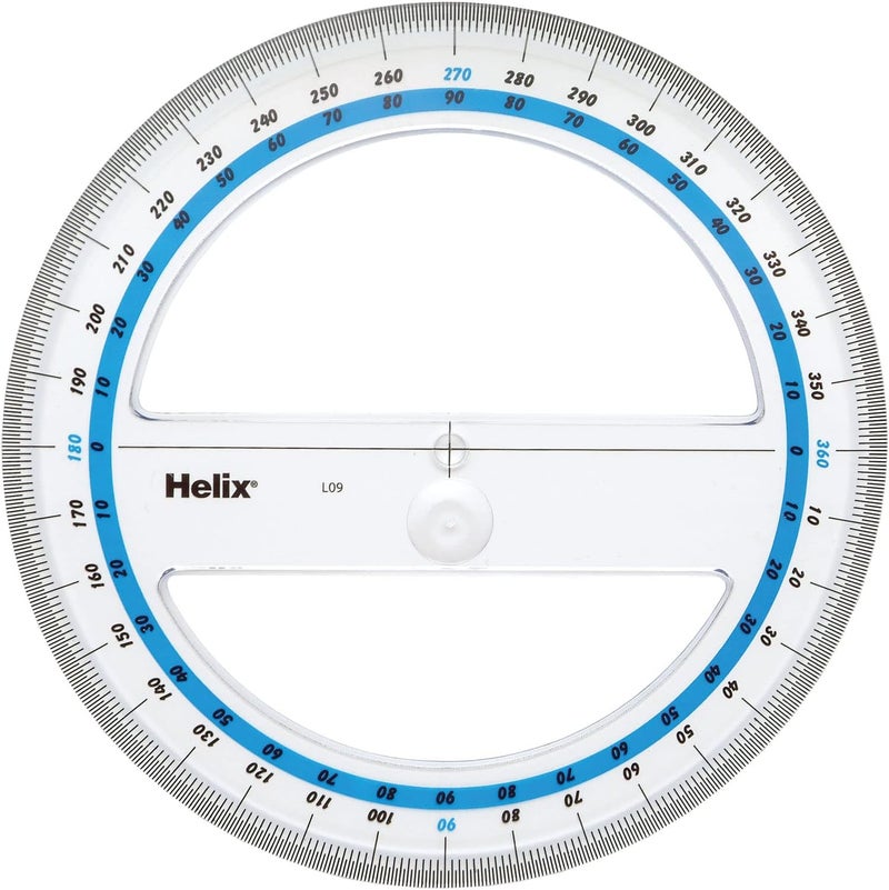 Professional 360 Degree Protractor, 6 inch / 15cm (12091)