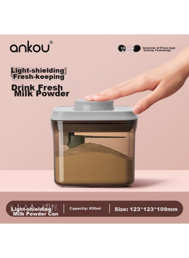 Ankou Milk Powder Container, Baby Formula Sealed Jar, Portable Rice Powder Box, Dispensing Tea Canister, Light-proof And Moisture-proof Milk Powder Canister - Image 1