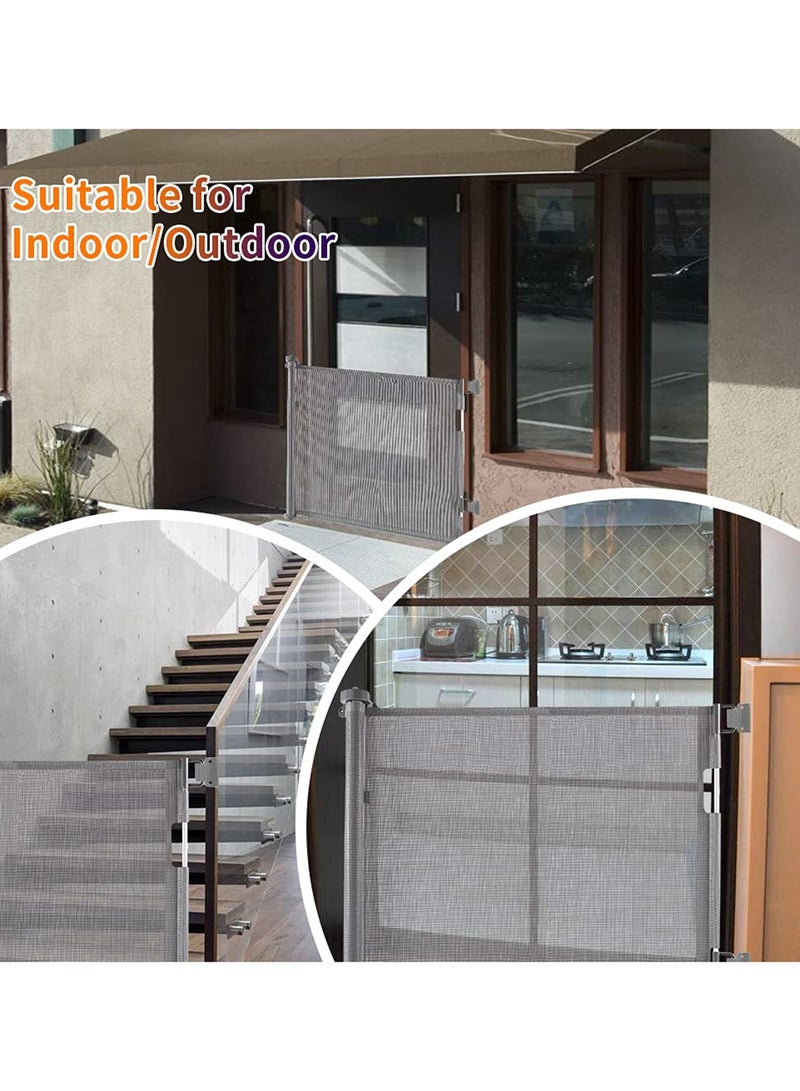 Baby Safe Baby Retractable Mesh Gate Suitable For 6 To 36 Months - Grey - Image 3