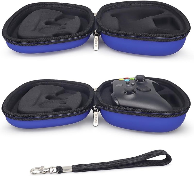 sisma Storage Case Compatible with Xbox Series X S or Core Wireless Controller, Travel Pouch for Storing and Protecting Xbox Wireless Controller, Carrying Case, Blue - Image 4
