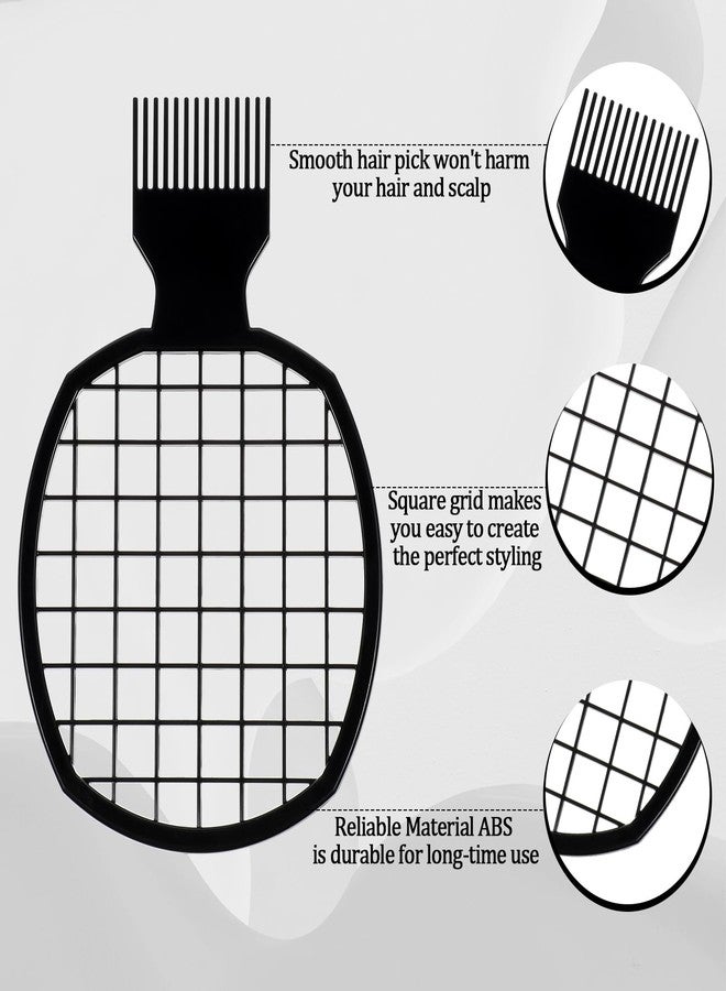 Oruola 2pcs Hair Pick for Black Men,Metal Afro Picks for Men and Hair Racket for Wig Braid, Afro Pick & Hairs Racket for Black Men Women, Curly Hairs Detangling, Styling and Lifting - Image 5