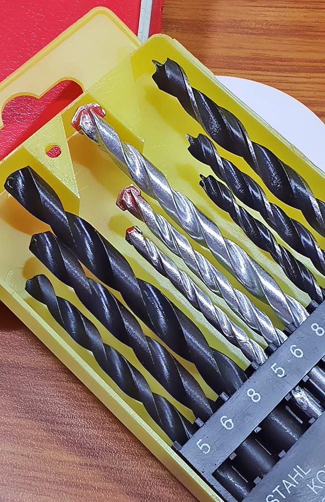 Shopper52 10 mm Powerful Electric Drill Machine with 9 Pieces Drill Bit Set - CMDRL9PCBIT - Image 5