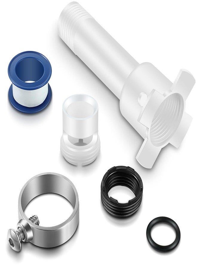 Dreyoo Four in One Tub Adapter, Bathtub Faucet Adapter Slip Fit for Copper, Universal Fits 1/2'' Copper Pipe, 1/2'' IPS and 3/4'' IPS, Tub Spout Diverter Repair Kit with Assembly Tool - Image 1