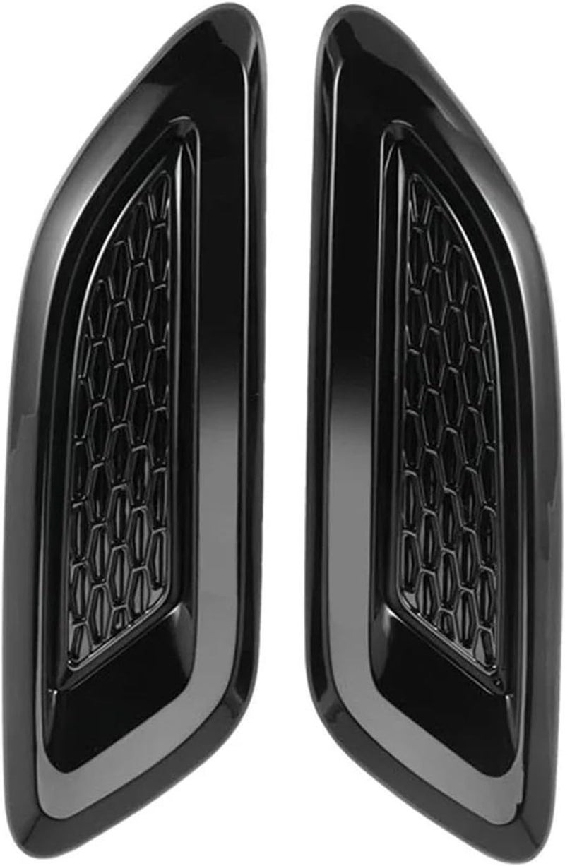 Car Hood Vent 2Pcs Universal Air Intake Inlet Bonnet Hoods Scoop Vents Sticker Decorative Cover Vent Scoop Decorative Intake Hood - Image 2