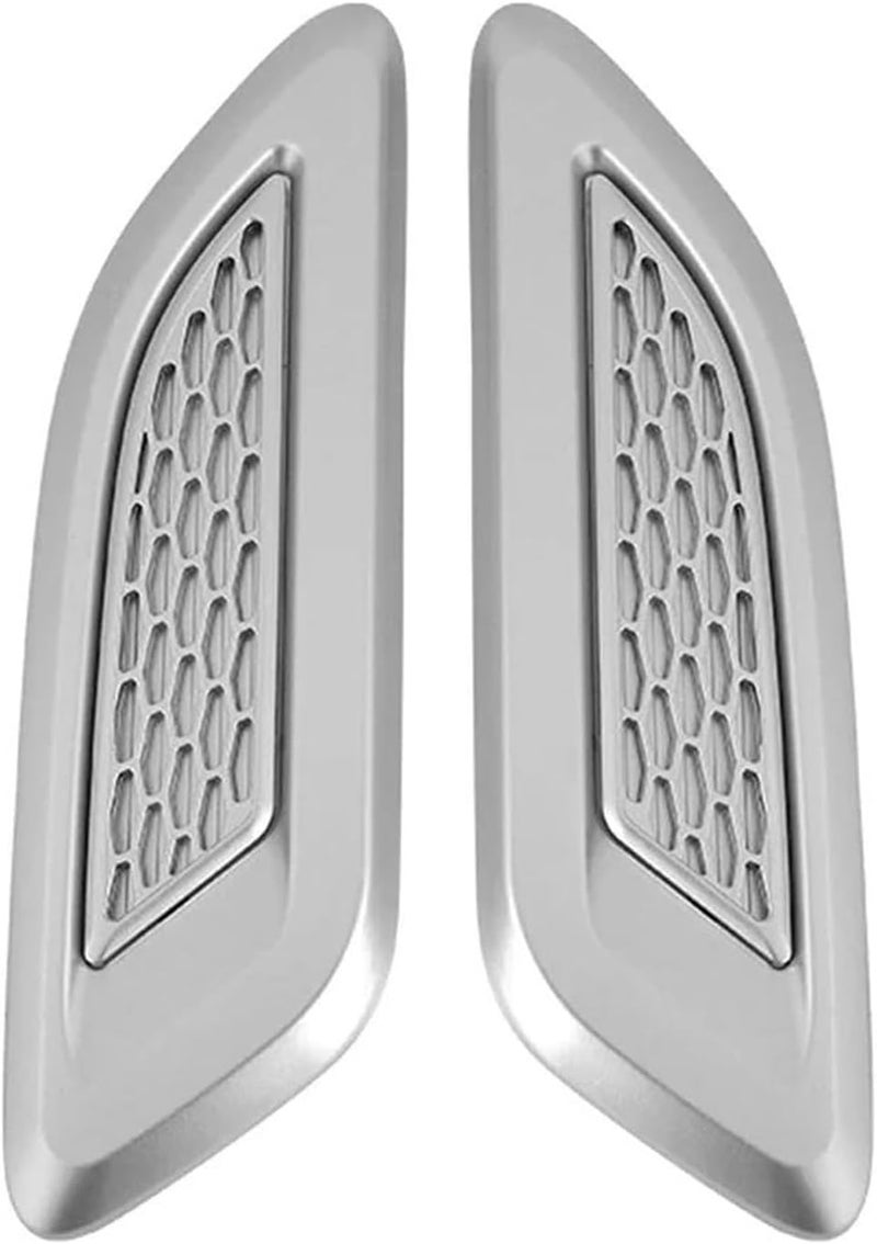 Car Hood Vent 2Pcs Universal Air Intake Inlet Bonnet Hoods Scoop Vents Sticker Decorative Cover Vent Scoop Decorative Intake Hood - Image 3