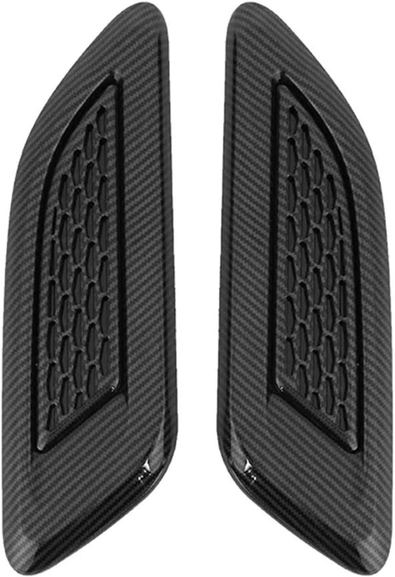Car Hood Vent 2Pcs Universal Air Intake Inlet Bonnet Hoods Scoop Vents Sticker Decorative Cover Vent Scoop Decorative Intake Hood - Image 4