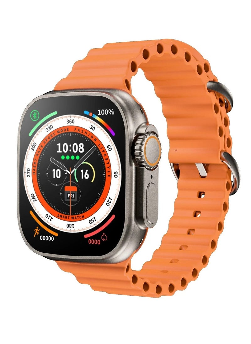 Fendior - 7 IN 1 49mm Ultra Smart Watch With A Full Screen Android And IOS System Is Responsive Wireless Charging And Supports GPS With 7 Bracelets and Protection Cover - Image 1