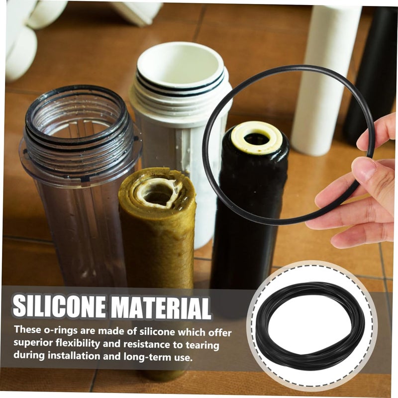 10Pcs Silicone Gasket Washer Assortment Kit For Water Purifier UV Oil Resistant - Image 4